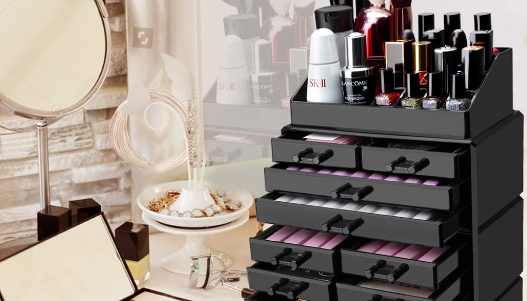 makeup organizer with drawers